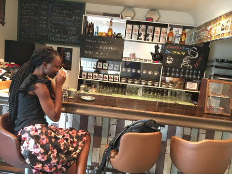 Ethiopian Coffee meets Japanese green tea - d:matcha Kyoto