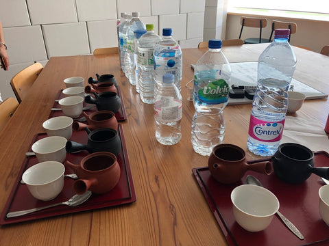 Sencha spotlight: Brewing Japanese green tea with different brands of water - d:matcha Kyoto