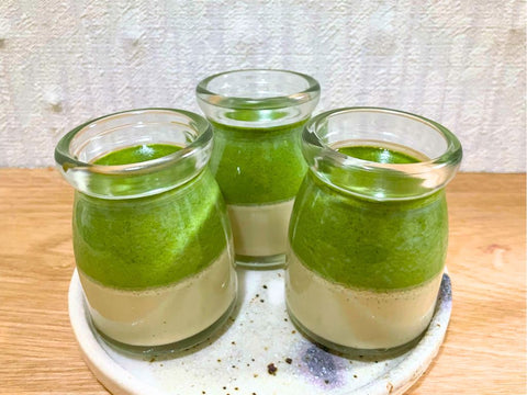 Matcha Coffee Pudding